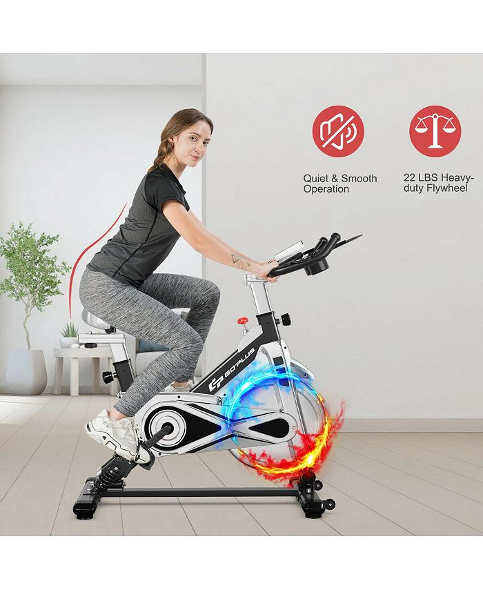 Costway Indoor Stationary Exercise Cycle Bike Bicycle Workout Macy's