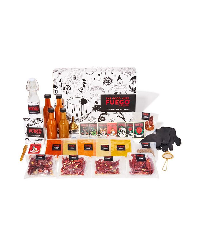Thoughtfully The Good Hurt Fuego, Extreme DIY Hot Sauce Gift Set Macy's