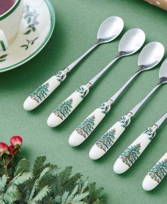 Christmas Tree Teaspoons, Set of 6