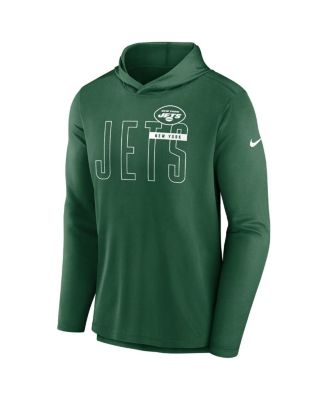 Men's Green New York Jets Performance Team Pullover Hoodie