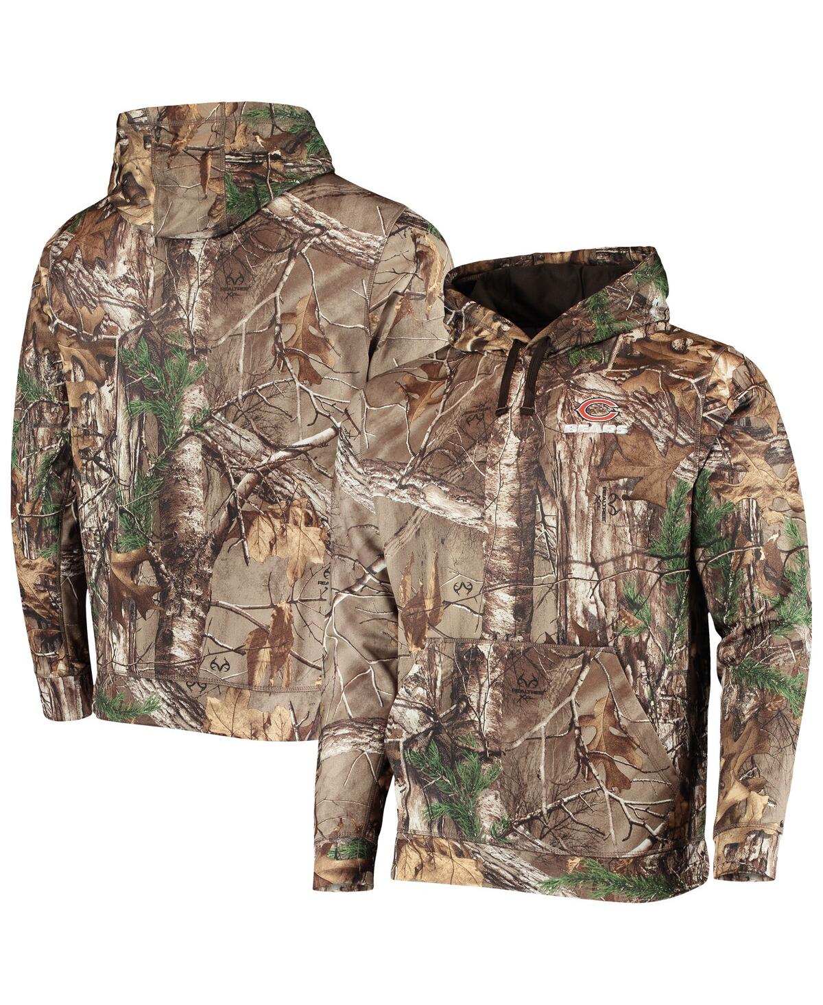 Dunbrooke Realtree Camo Chicago Bears Circle Champion Tech Fleece Pullover Hoodie In Realtree Camo