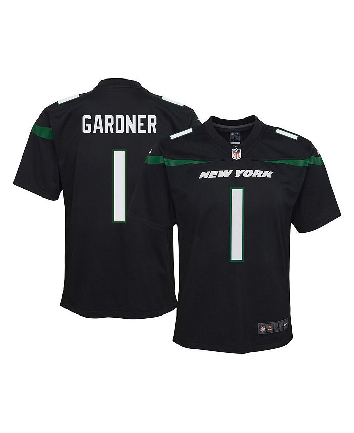 Nike Big Boys Ahmad Sauce Gardner Black New York Jets Team Game Jersey -  Macy's