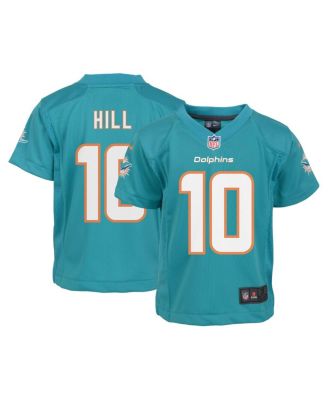 Little Boys Tyreek Hill Aqua Miami Dolphins Game Jersey