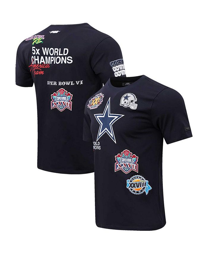 Pro Standard Men's Navy Dallas Cowboys Championship T-shirt - Macy's