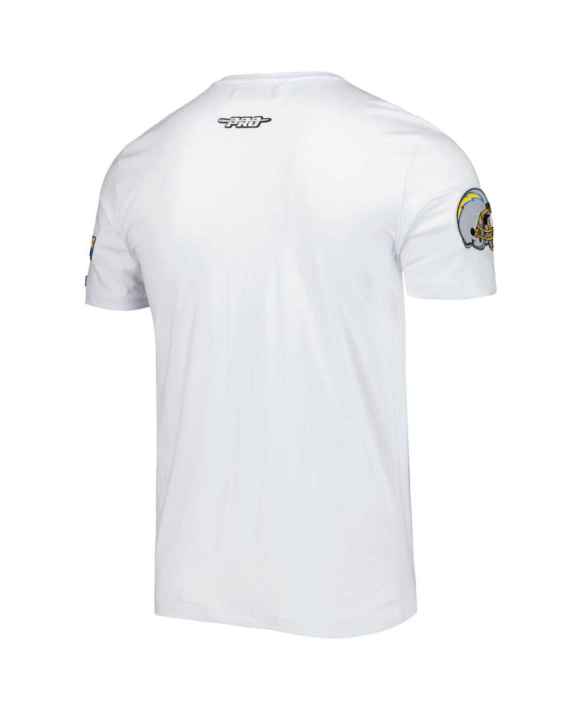 Men's Pro StandardLos Angeles Chargers Mash Up T-shirt - White