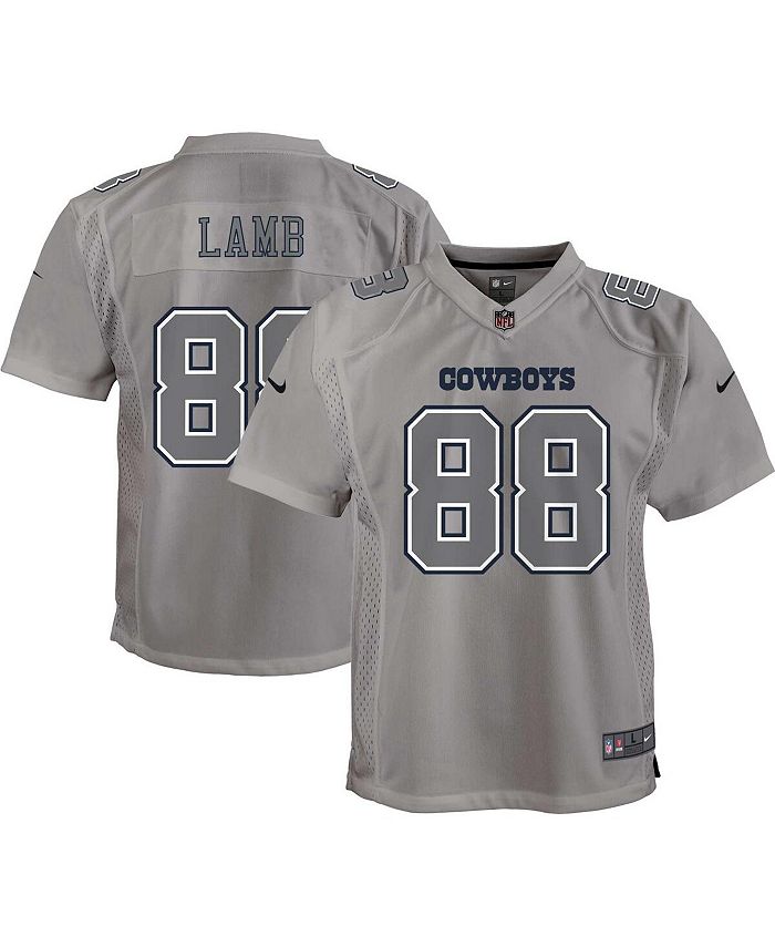 Nike Big Boys CeeDee Lamb Gray Dallas Cowboys Atmosphere Game