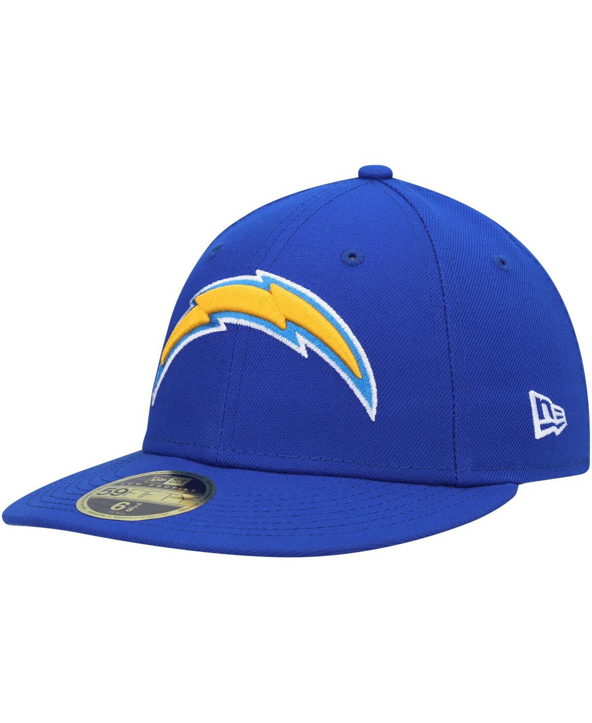 Men's New EraLos Angeles Chargers Logo Omaha Low Profile 59FIFTY Fitted Hat - Royal