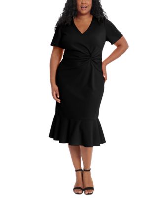 Black Plus Size Seasonal Dresses | Macy's