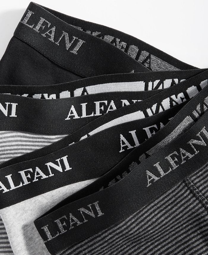 Alfani Men's 4-Pk. Moisture-Wicking Cotton Boxer Briefs, Created