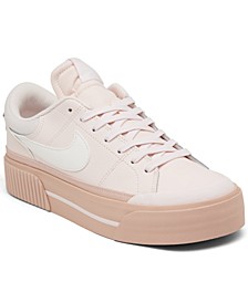 Women's Court Legacy Lift Platform Casual Sneakers from Finish Line