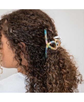 Women's Looped Claw Clip - Rainbow