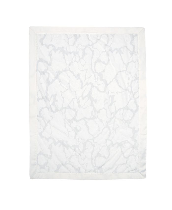 Exclusive Lambs & Ivy Signature Gray Linen With White Trim 4-Sided Crib