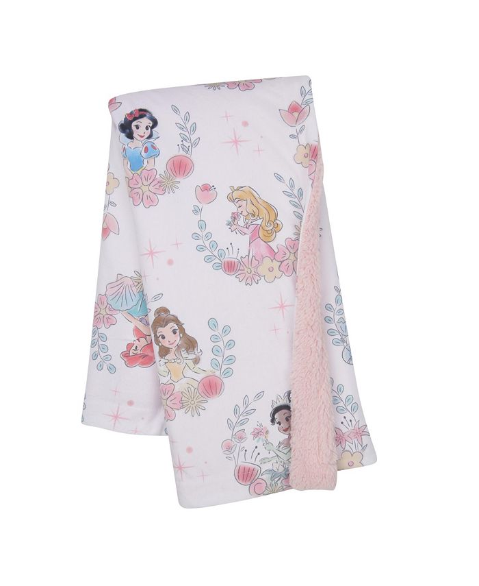 Disney Princesses Baby Blanket - Ariel Snow White Cinderella & More - Lambs & Ivy