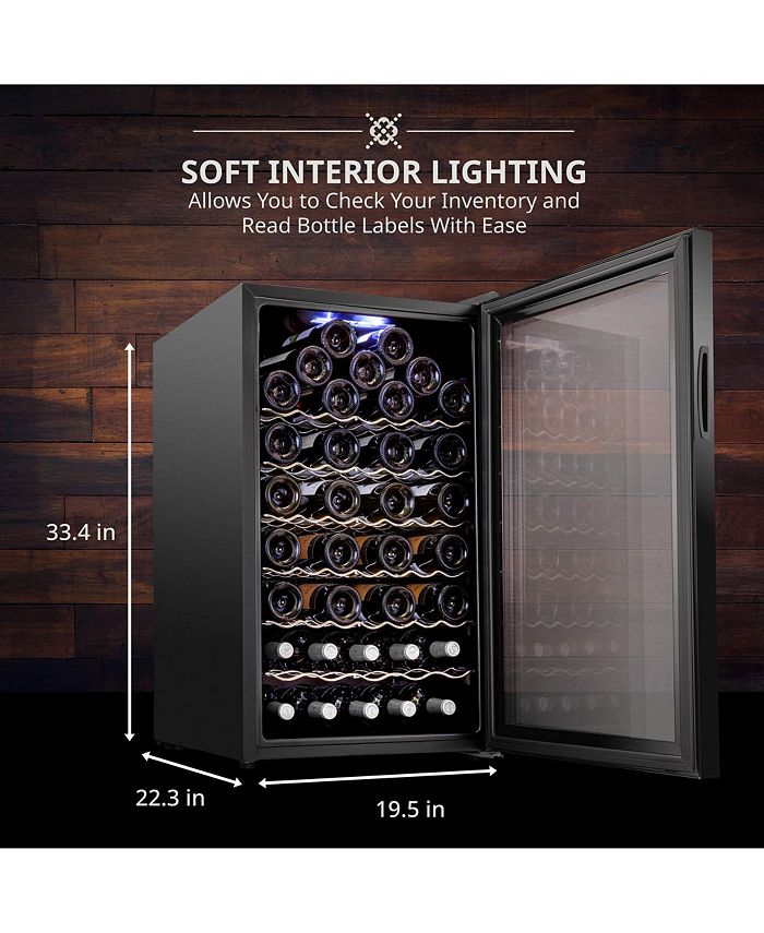 Ivation Freestanding Wine Refrigerator, 51 Bottle Wine Cooler Macy's