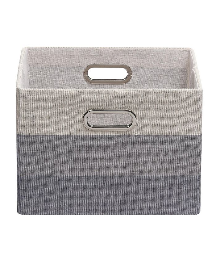 Lambs & Ivy Gray Ombre Foldable/Collapsible Storage Bin/Basket Macy's