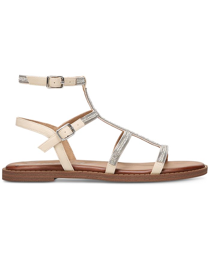 Zodiac Women's Cinita Embellished Gladiator Flat Sandals Macy's