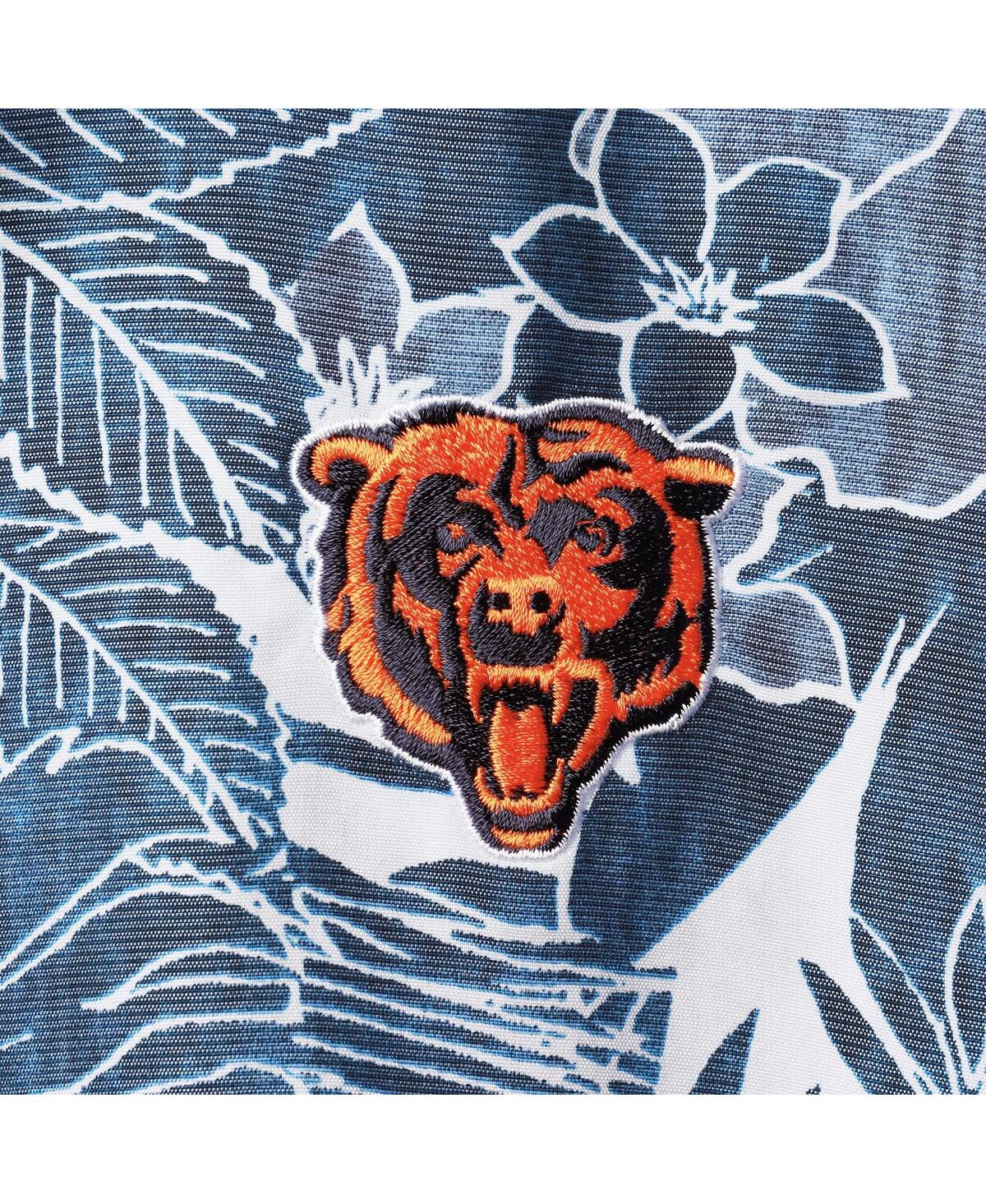 Shop Tommy Bahama Men's  Navy Chicago Bears Coconut Point Playa Floral Islandzone Button-up Shirt