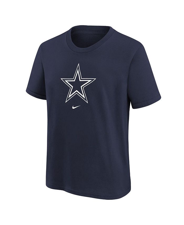 Nike Big Boys Navy Dallas Cowboys Logo T-shirt - Macy's