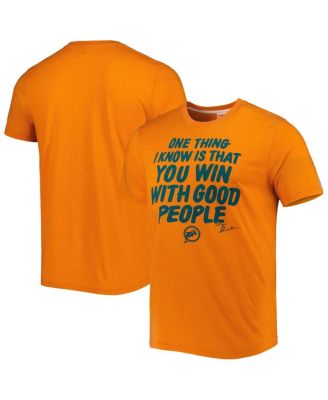 Men's Orange Miami Dolphins Hyper Local Tri-Blend T-shirt