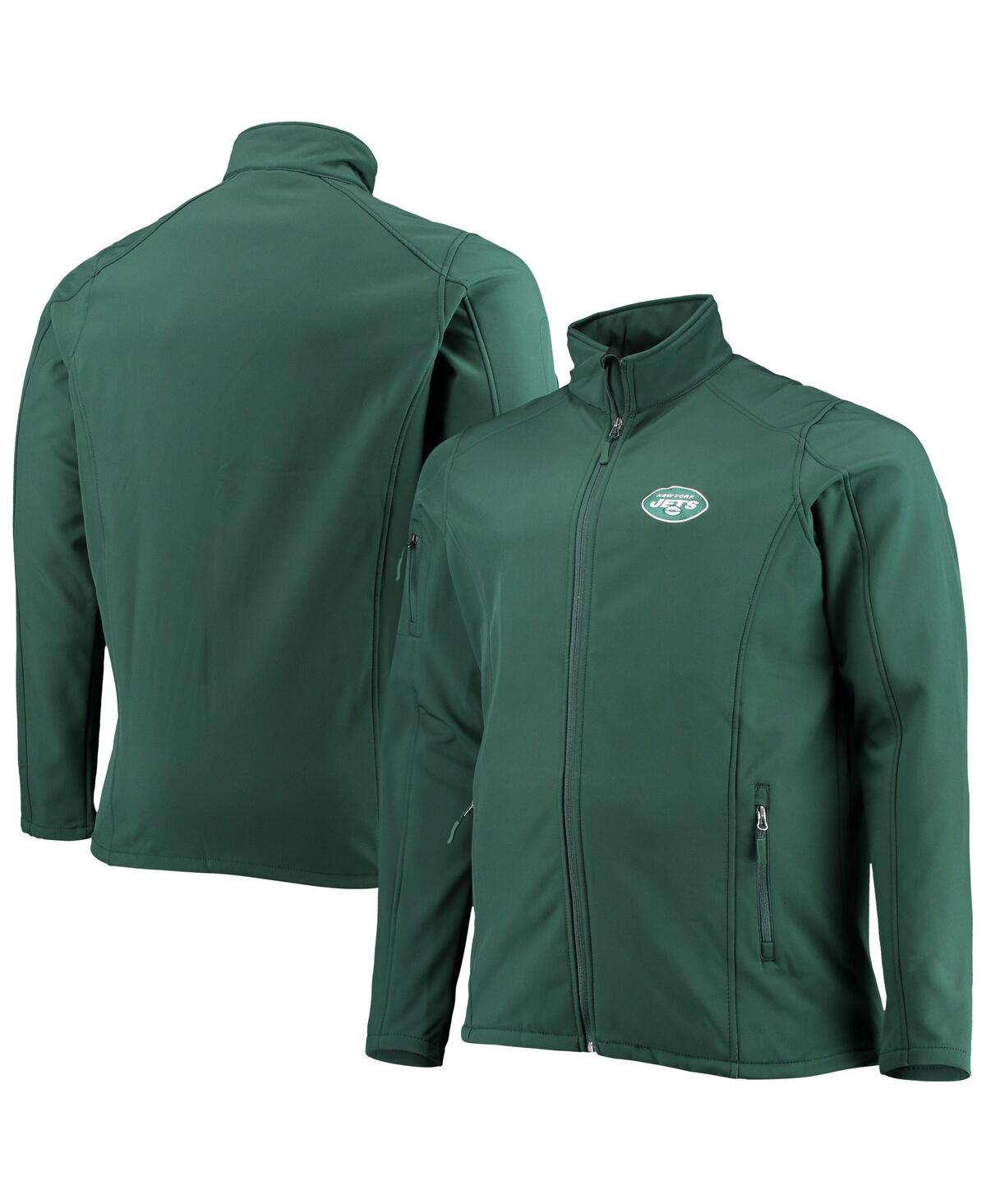 Shop Dunbrooke Men's  Green New York Jets Big And Tall Sonoma Softshell Full-zip Jacket