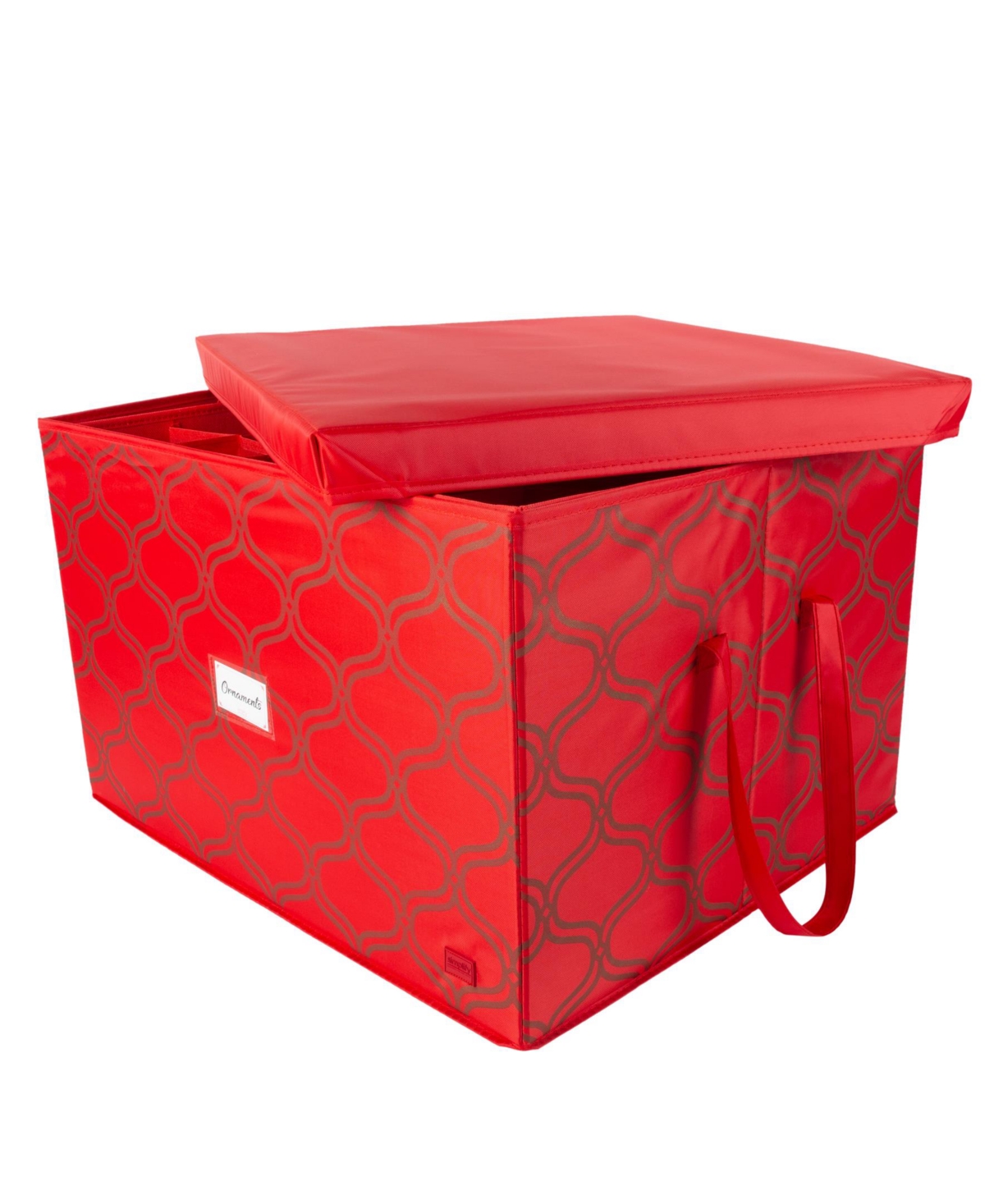 60 Ornament Storage Box - Red