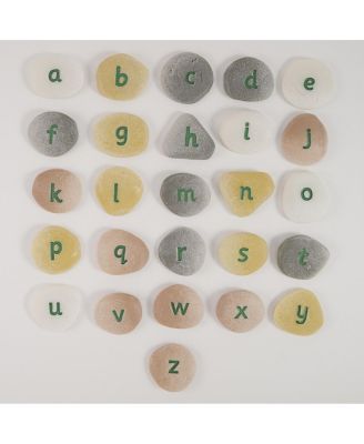 Lowercase Alphabet Pebbles, Set of 26