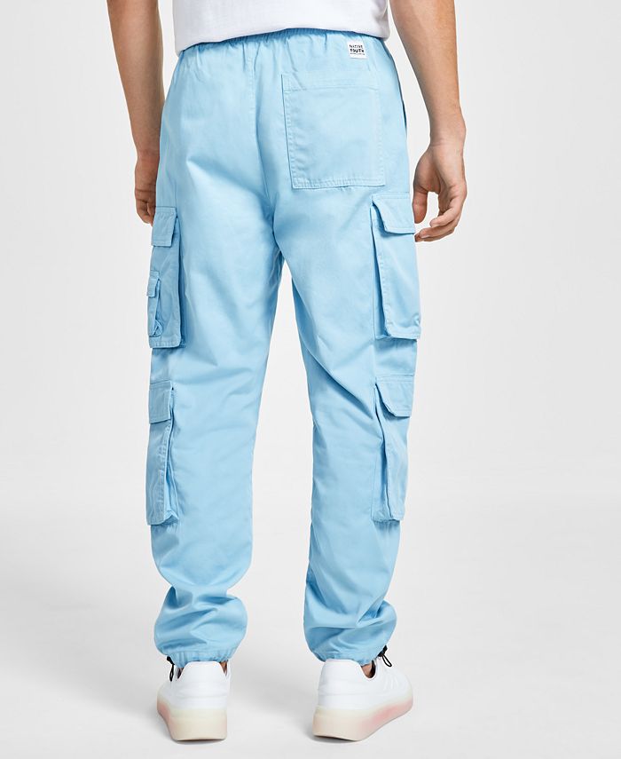 Native Youth Men's Ernie RegularFit Solid Twill Drawstring Cargo Pants Macy's