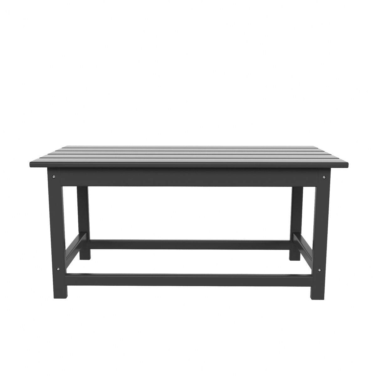WestinTrends 3-Piece Outdoor Patio Adirondack Coffee Table and Side Set