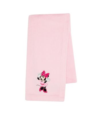 Lambs & Ivy Disney Baby Minnie Mouse Love Pink Soft Fleece Baby Blanket ...