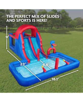 Inflatable Water Slide, Blow up Pool & Bounce House