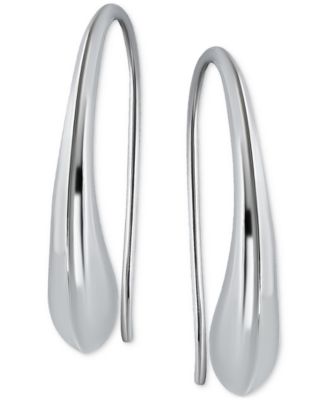 Polished Polished Teardrop Threader Earrings, Created for Macy's