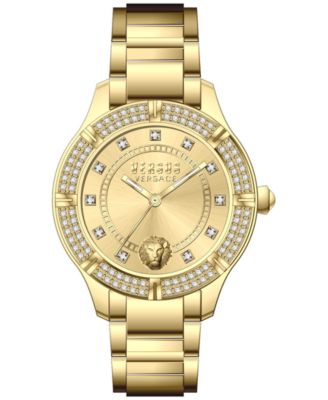 Versus Versace - Women's Canton Road Gold Ion Plated Stainless Steel Bracelet Watch 36mm