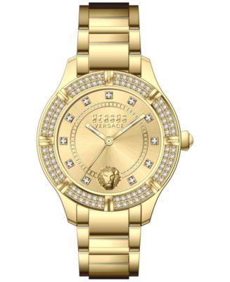 Versus Versace Womens Canton Road Rose Gold 36mm Bracelet Fashion Watch/ NEW VERSUS Versace Canton Road Crystal Bracelet Watch, 36mm  main image 4