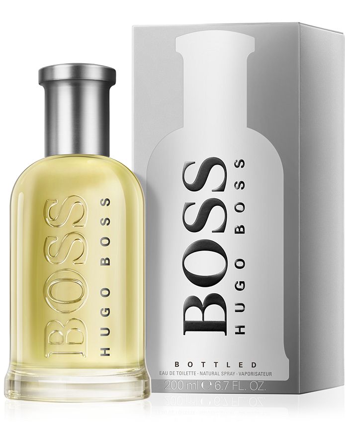 Hugo Boss Men's BOSS Bottled by Eau de Toilette Spray, 6.7 oz. - Macy's