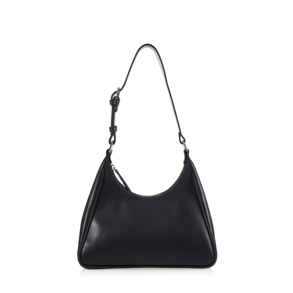 Prism Leather Hobo (Black Leather) - Black Leather