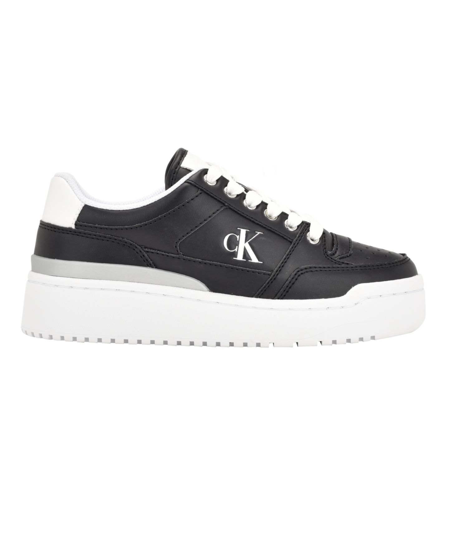 Женские кроссовки Calvin Klein Alondra Lace-Up Platform, цвет: Чёрный — фото 2