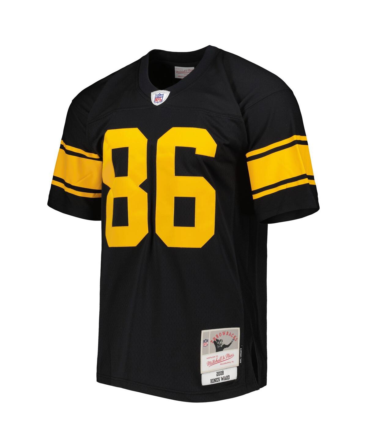 Men's Mitchell & Ness Hines WardPittsburgh Steelers Alternate 2008 Legacy Replica Jersey - Black