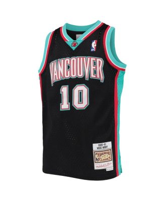 Big Boys Mike Bibby Black Vancouver Grizzlies 2000-01 Hardwood Classics Swingman Jersey
