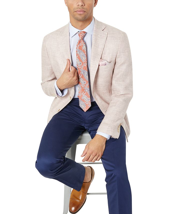 Tallia Slim Fit Patterned Linen Sportcoats Macy's