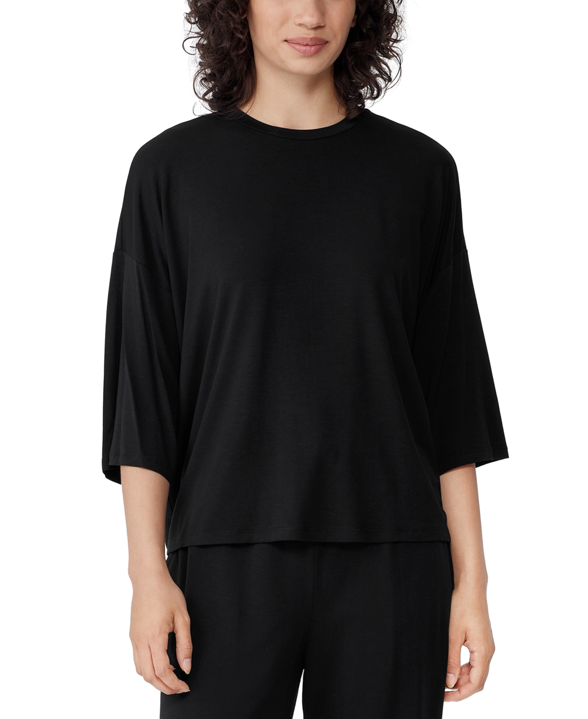 EILEEN FISHER WOMEN'S BOXY CREWNECK TEE