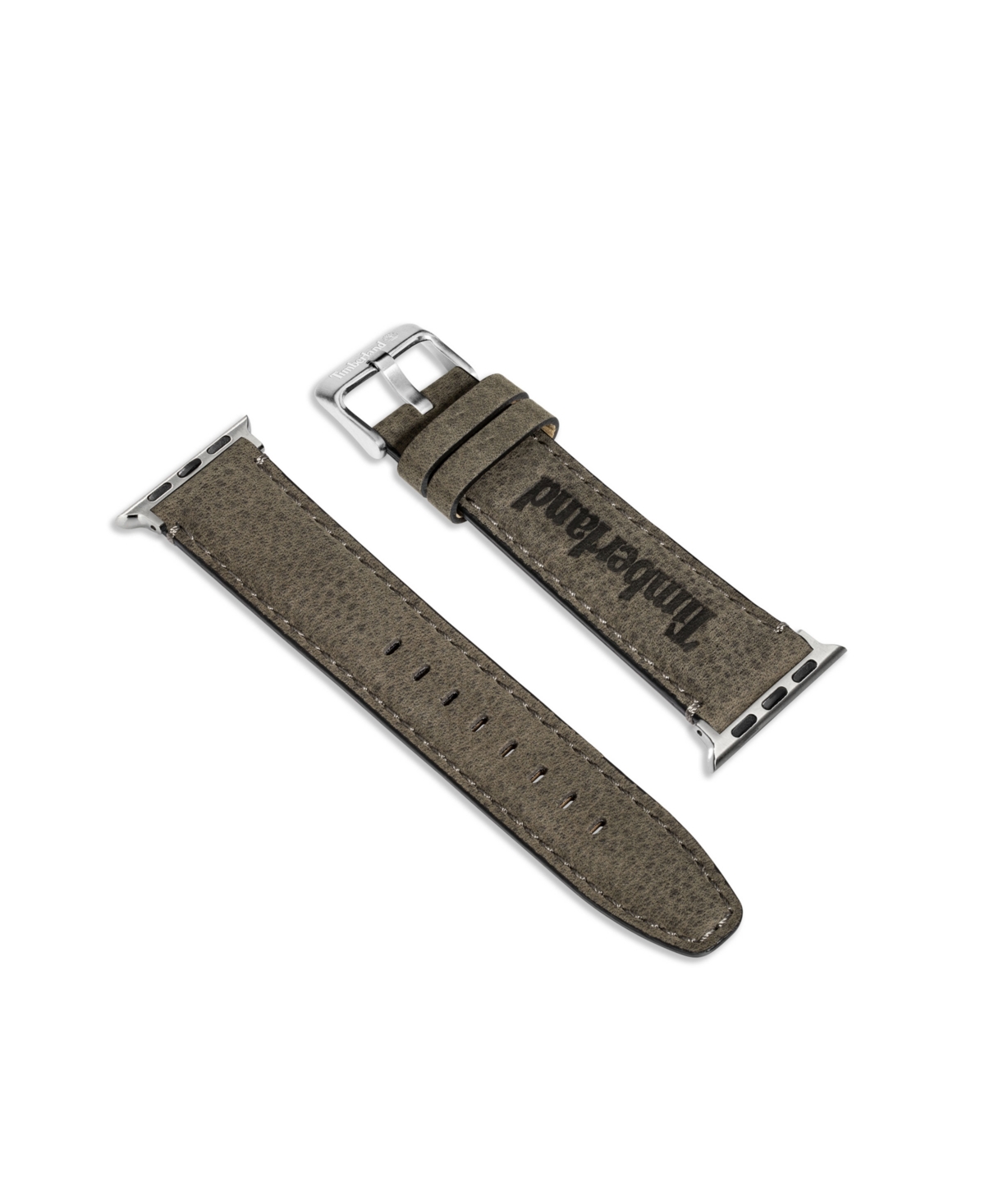 Shop Timberland Unisex Barnesbrook Black Genuine Leather Universal Smart Watch Strap 20mm