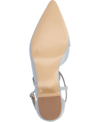 Women's Galvinn Strappy Pointed Toe Block Heel Pumps