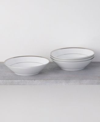 Regina Platinum Set of 4 Soup Bowls, 7.50", 12 oz.