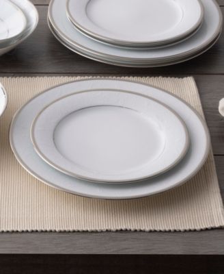 Regina Platinum Set of 4 Dinner Plates, 10.50"