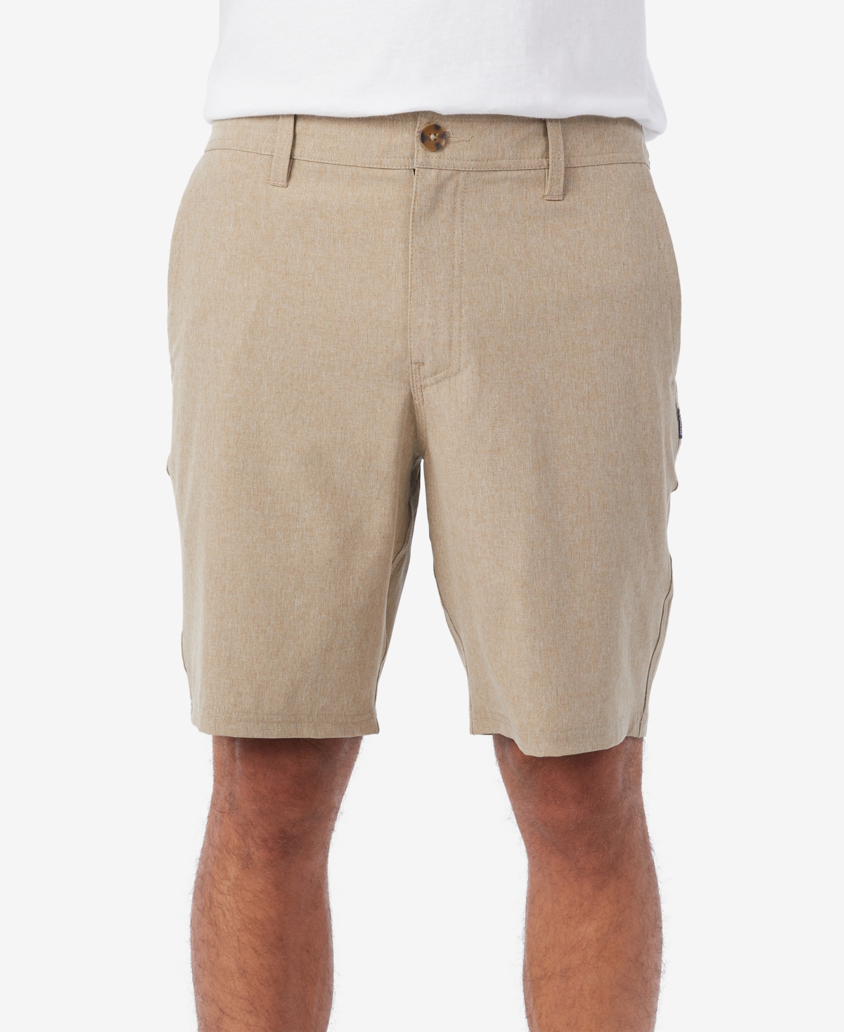 Men's Reserve Heather 19" Hybrid Shorts - Khaki