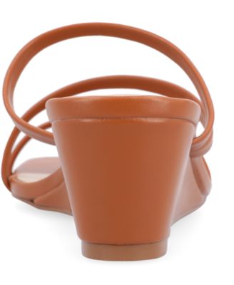 Women's Takarah Strappy Asymmetrical Wedge Sandals