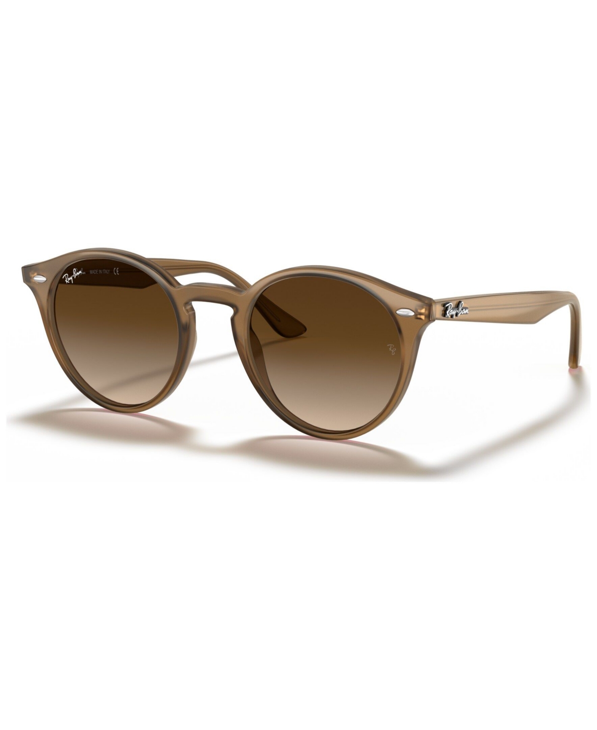 Shop Ray Ban Unisex Low Bridge Fit Sunglasses, Rb2180 49 In Brown