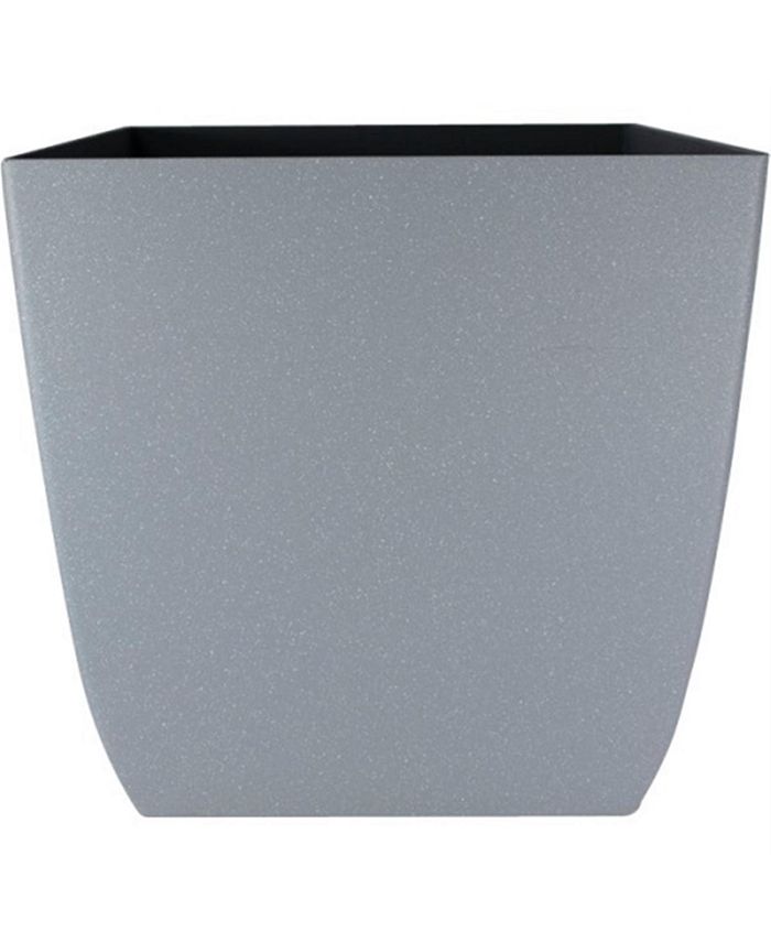 Hc Companies Inc HC Companies Santa Fe Square Plastic Planter Pebble ...