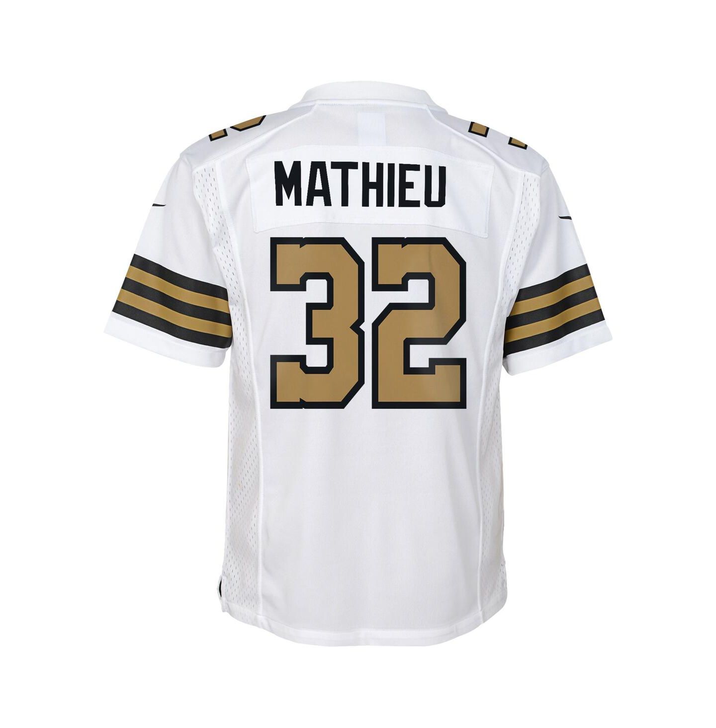 Детское джерси Nike Tyrann Mathieu New Orleans Saints Team Game, цвет: Чёрный — фото 4