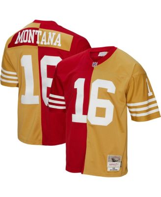 Men's Mitchell & Ness Joe Montana Charcoal San Francisco 49ers